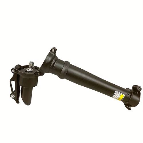 folding bike handlebar stem fork head tube vertical post folding extender retractable stem single bike handle rod headset thickened toothed diameter 25 4 matte black sturdy durable universal folding bike accessory