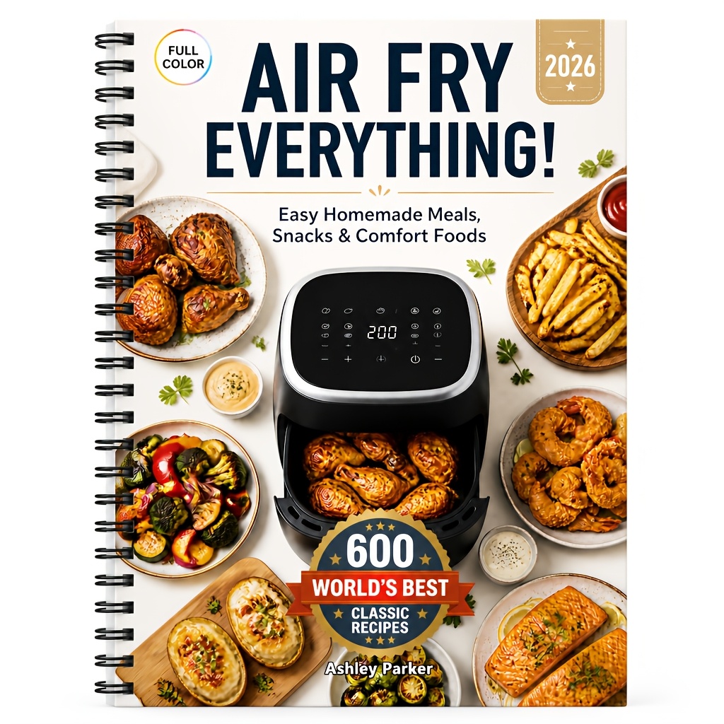 The Ultimate Air Fryer Cookbook for Beginners600 Easy Crispy Recipes for Fast Family Meals Snacks