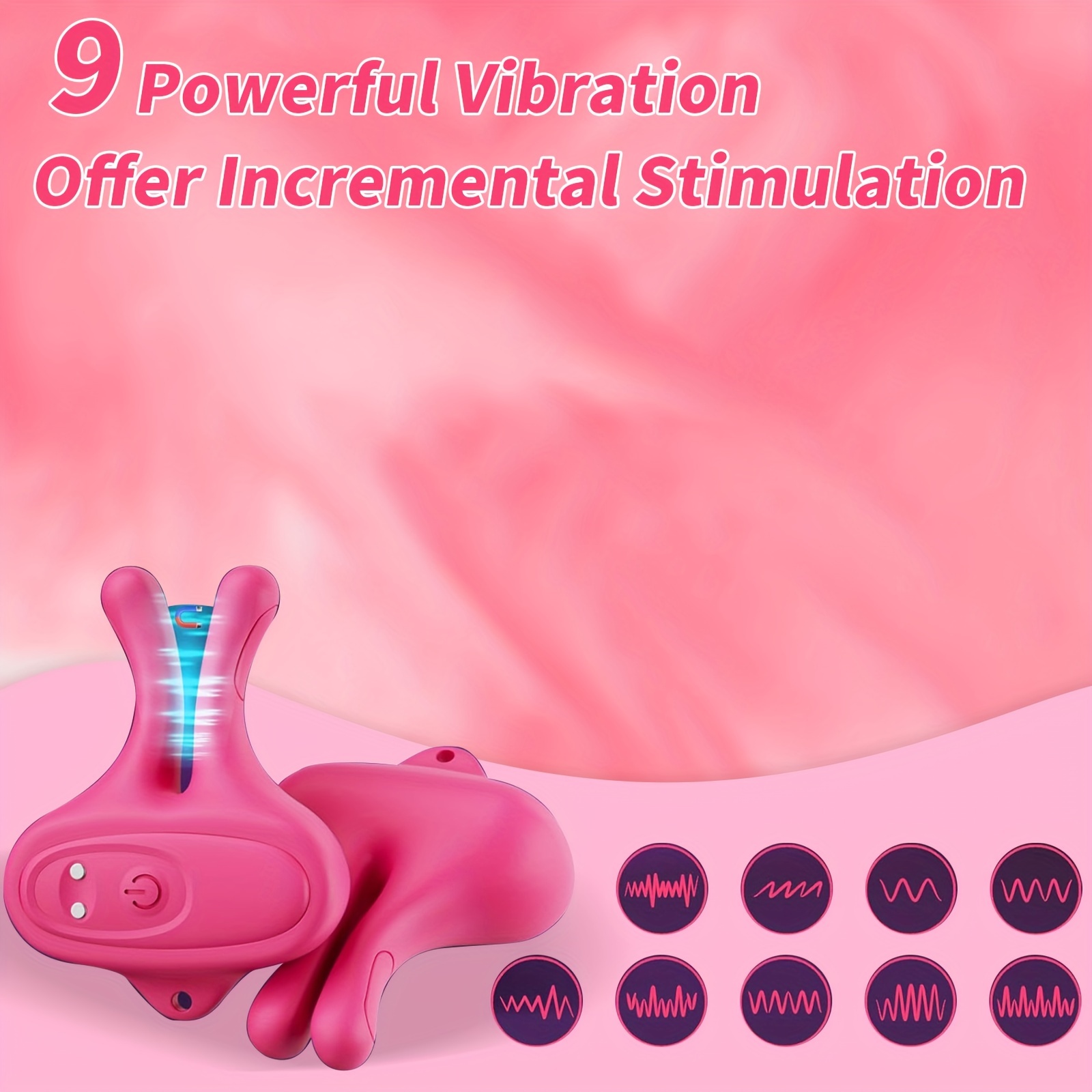 nipple toys vibrator toys vibrating nipple clamps women toys with 9 vibration magnetic nipple stimulation rechargeable adult toys for female couples pleasure 1