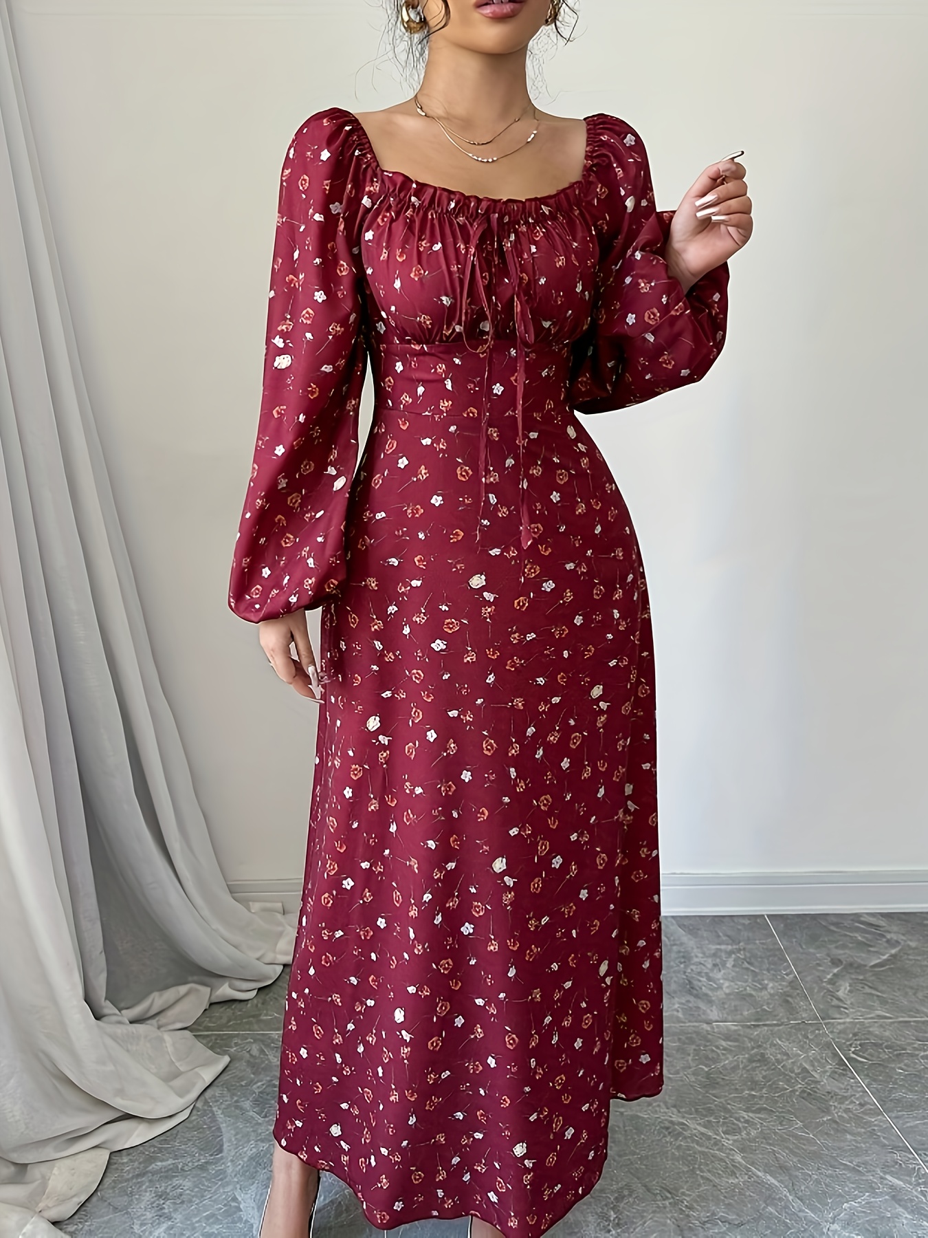 autumn winter new womens casual floral neck - Temu Germany autumn winter new womens casual floral neck - Temu Germany