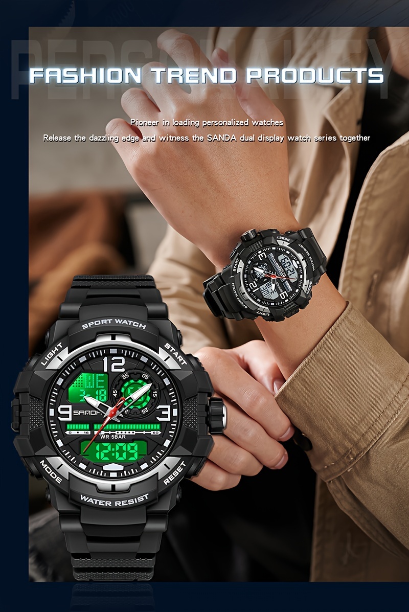 Contapassi Polso Uomo WIFORT Orologio Digitale Da Polso Sportivo