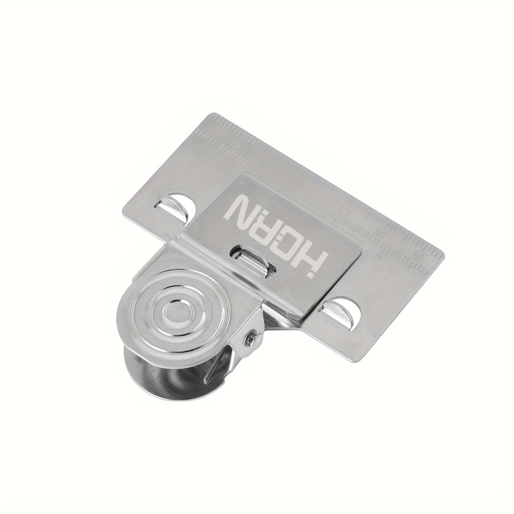 Image of Precision And Clear Metal Measuring Tape Clip Holder For Woodworking Positioning Accessories, Easy To Mark Scribing Drawing Lines Flexible Ruler Position Clamp Measuring Gauging Attachment