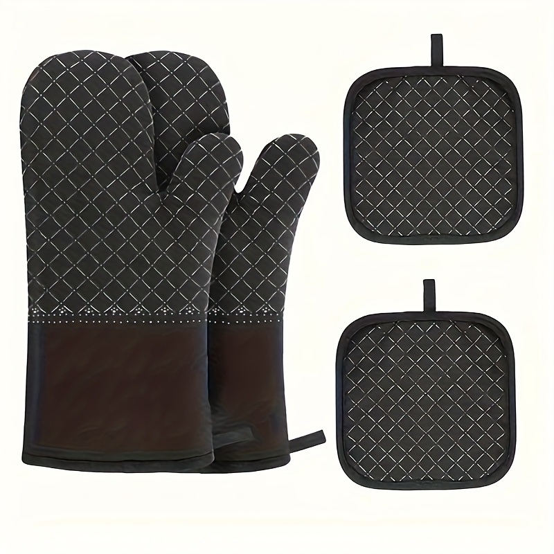 Protection d'isolation de tapis de casserole de gants de four à