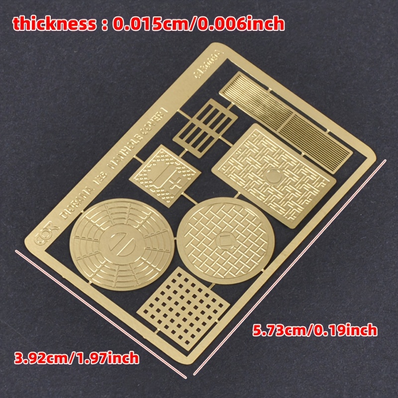 1/35 Photo Etch PE Scale Model Kit Building Material
