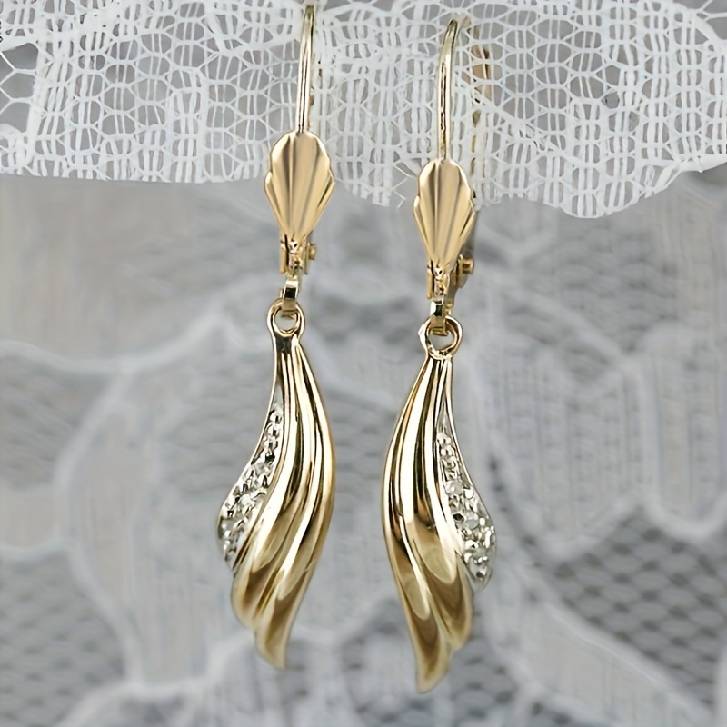 

1 Paire de Boucles d'Oreilles en d'Anneau pour Femme avec Pendentif Queue de Poisson en Synthétique et Incrusté de Synthétique, Cadeau , Accessoires de Boutique pour Soirée, Cadeau de Saint-Valentin