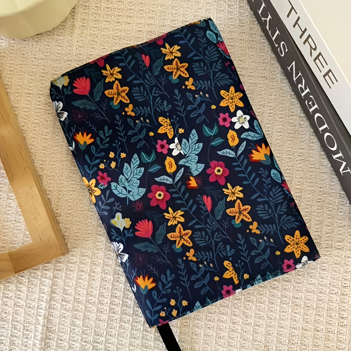 TEMU per libro A5, custodia per libro in tessuto stile minimalista , per libro portatile a , protezione per , resistente per , regalo, forniture per
