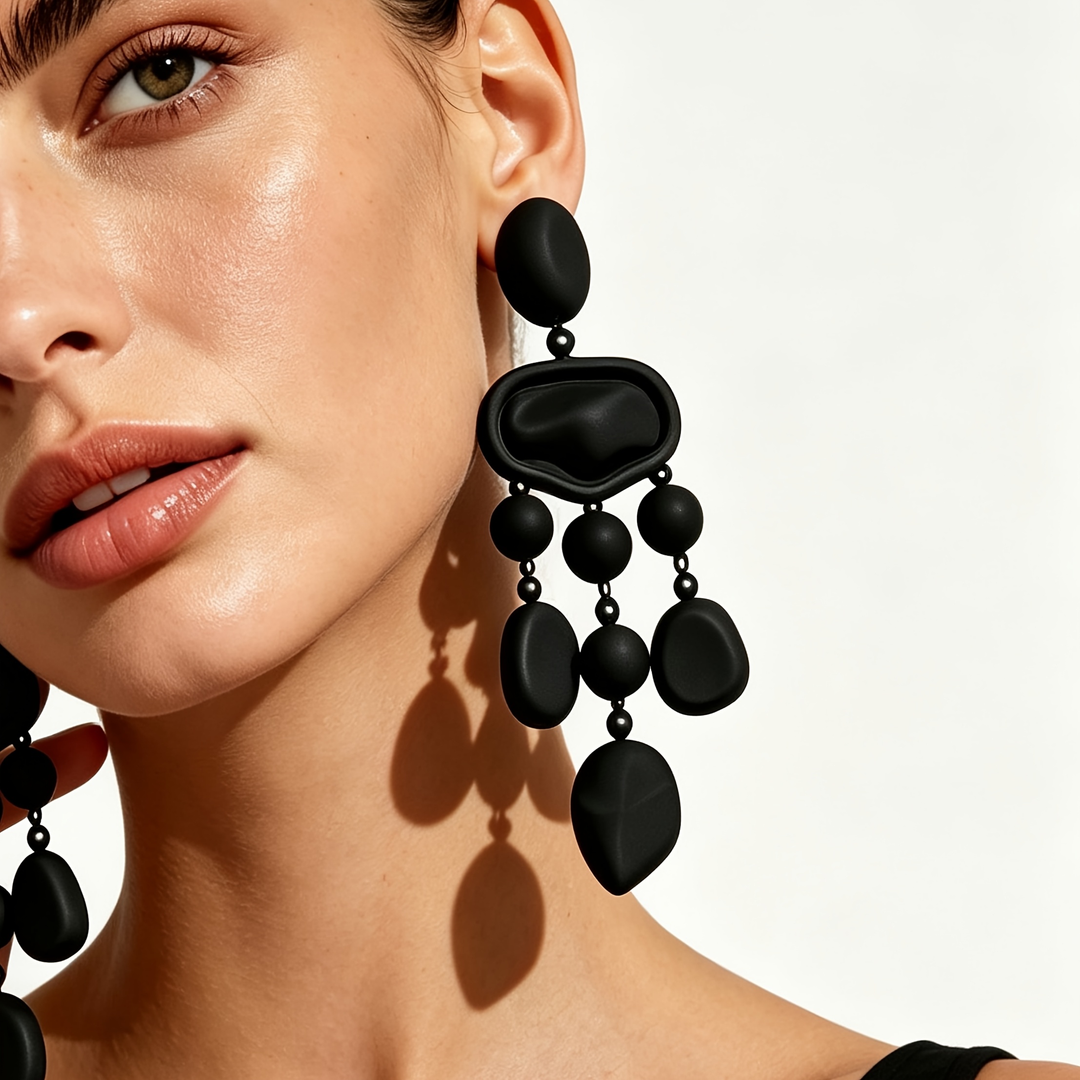 Women's Irregular Pleated Multi-layered Spliced Earrings