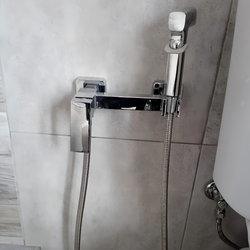 Bathroom Showerhead with Body Scrubber Spray Gun