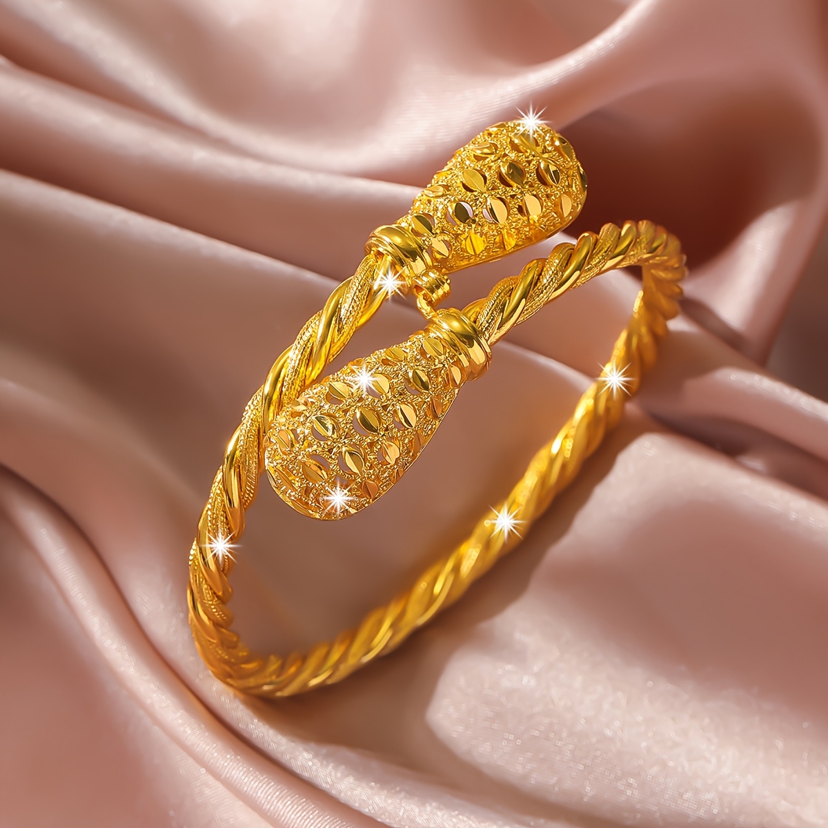 TEMU 1pc Luxury Sense Gorgeous Prestige Middle East Dubai Arabic Style Bridal Wedding Perfect Replacement Jewelry
