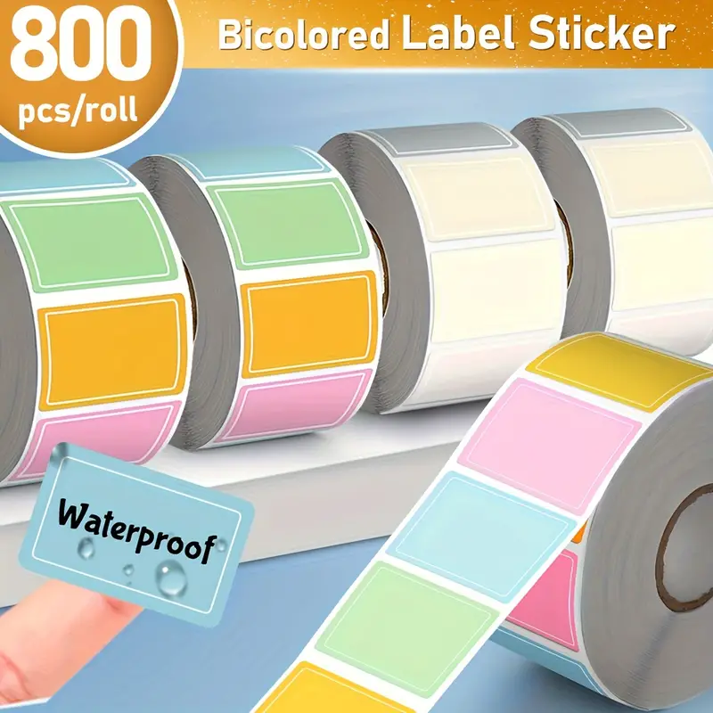 purpose Labels Colorful Label Sticker Mouth Paper Label - Temu Canada