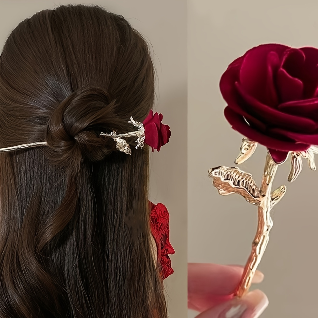 

Elegant Hairpin With Tassel - Traditional Chinese Style Wooden Hair Stick For Cheongsam & Updos, Women's Hair Accessories