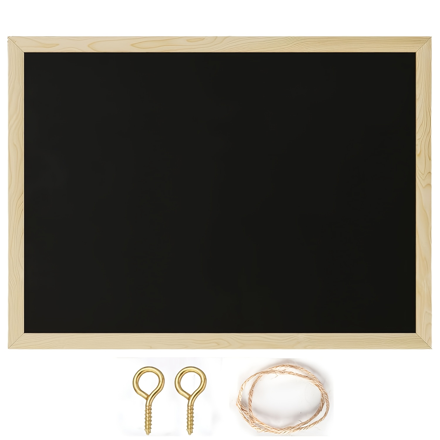 holztafel zum aufhängen oder flachlegen,   kreidetafel mit holzrahmen, heimunterrichts-nachrichtentafel, schwarze tafel