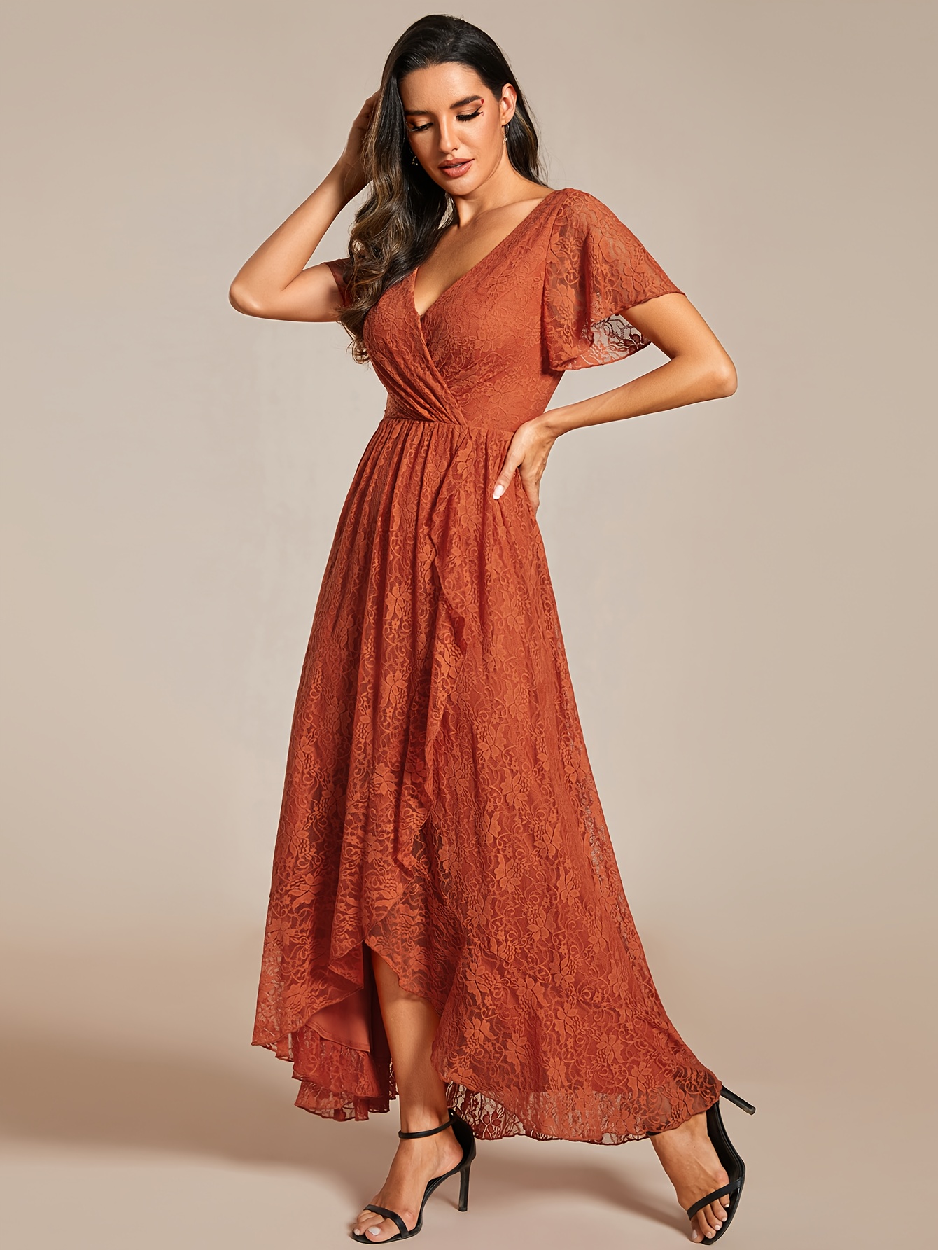 strapless open back dress Glitter Orange Homecoming Dress Corset Sequin Tight Short Prom Dress with Appliques Suzhoufashion