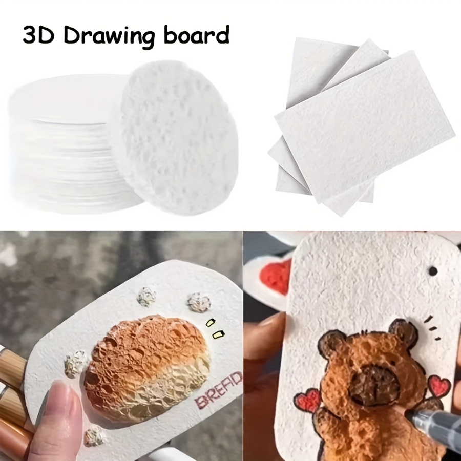 

10-pack Canvas Paper, Fluffy Texture Drawing Board For Diy Crafts And Painting, Material: Paper