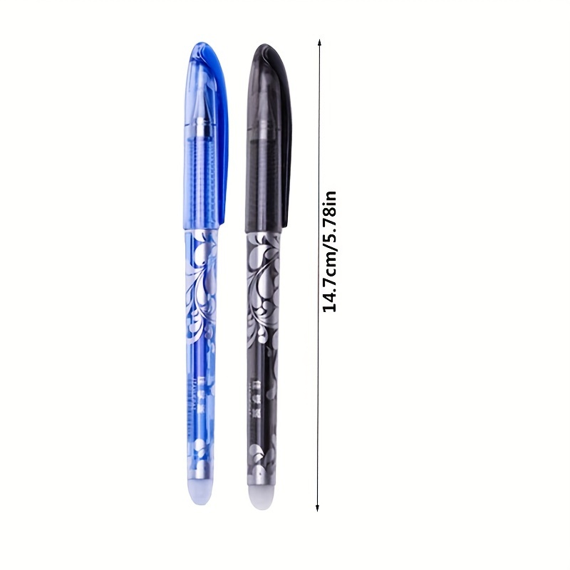 35pcs Erasable Gel Pens -0.5mm Point - Heat &Rub Resistant - Ideal for School & Office Use (30 refills+3 pens+2 Eraser)