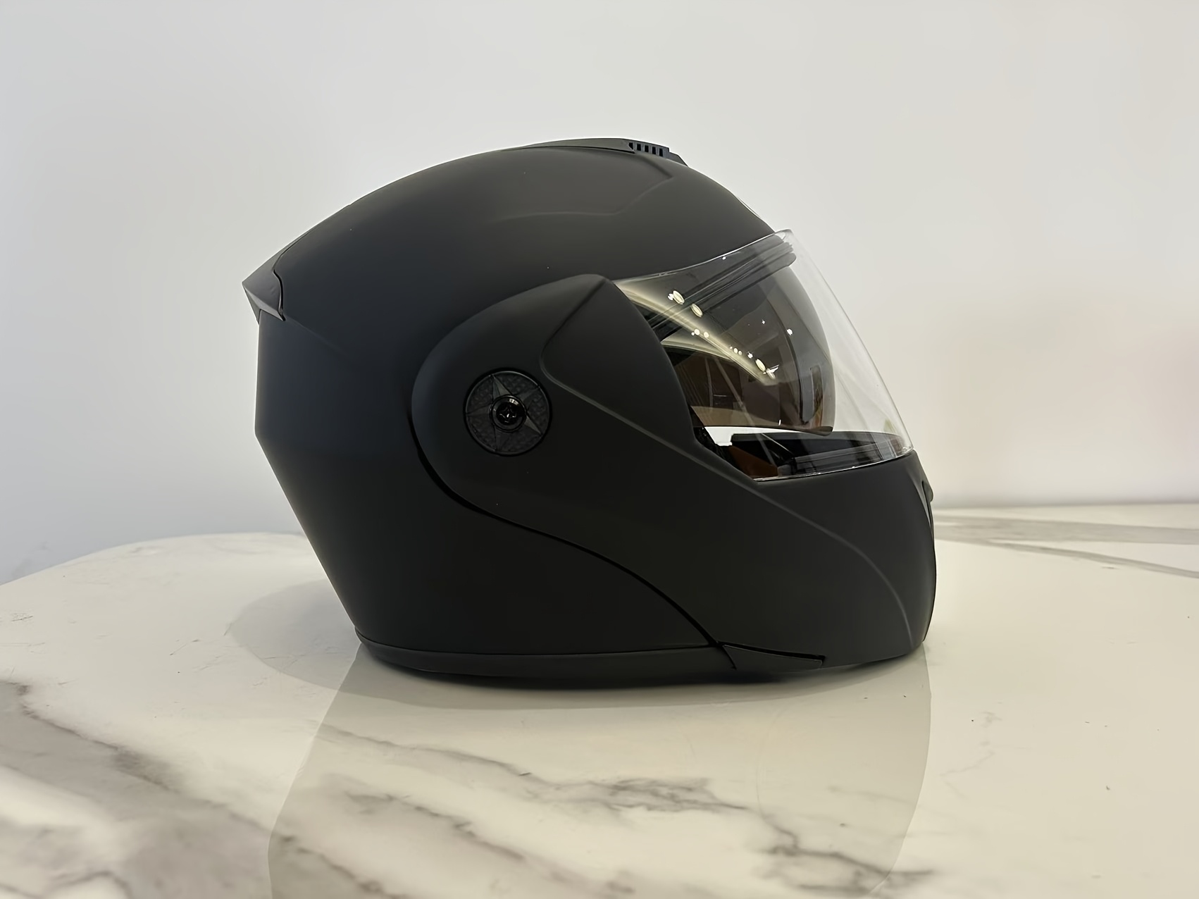 1 crni za motocikli, so dvojni prozori - sportski za celo lice, materijal abs, vo , bez dodatoci, oprema za motocikli | moderna oprema za motocikli | od abs детали 1