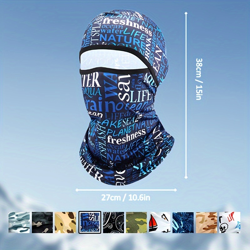 Unisex Cool Camouflage Outdoor Sports Scarf Mask Summer Sun - Temu