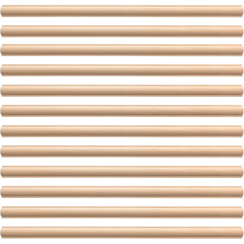 Houten Sierlijst - 15,75 Inch Decoratieve Kralen Houten Rand | 10 Stuks