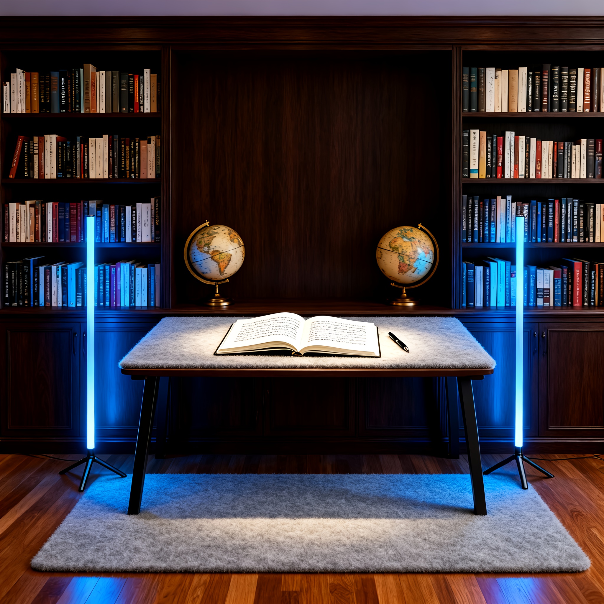 RGB Floor Lamp with Music Sync, 20 Dynamic Lighting Modes for Gaming Room & Content Creation, USB Powered Ambient Light for Modern Decor, Plug and Play Design