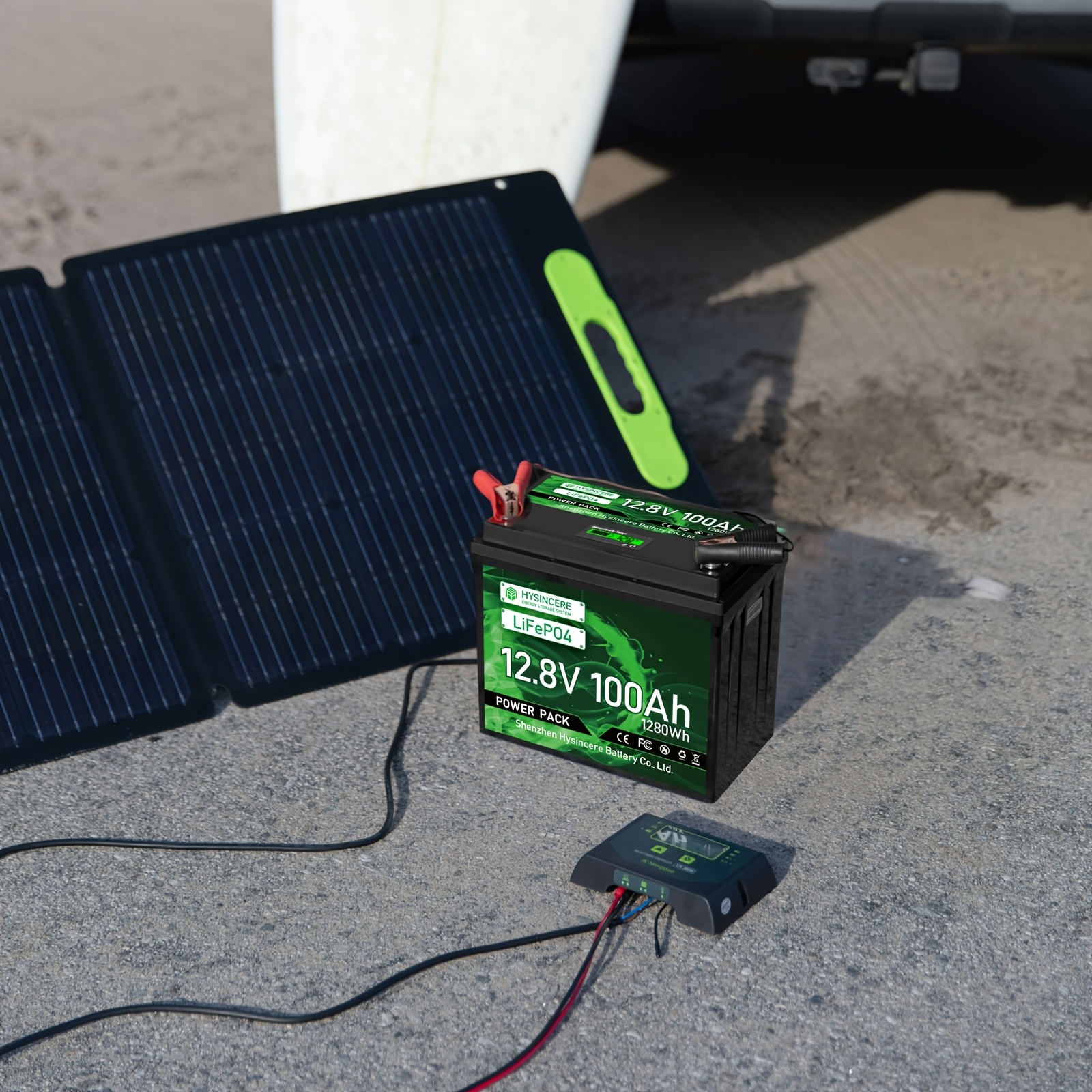 12 8v 100ah lifepo4 lithium battery   with 100a bms   for rvs   off grid   rechargeable   trolling motor   trailer 11