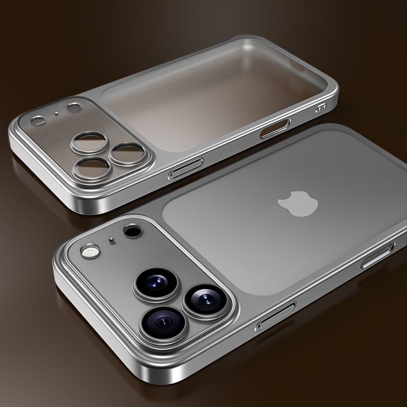 E-shop Handyhülle - Luxuriöse, transparente, matte Handyhülle, kompatibel mit iPhone 17 Pro Max Air 16 15 14 13 12 11 Pro , glatte, klare Hülle mit