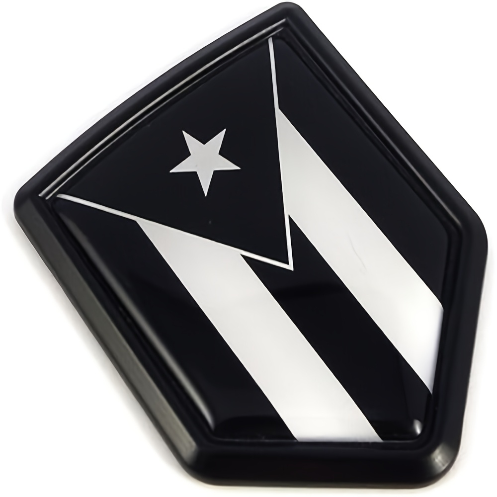 TEMU Puerto Black And Car Bike Decal Emblem For Cars Motorcycle Truck Vehicles Car Emblems