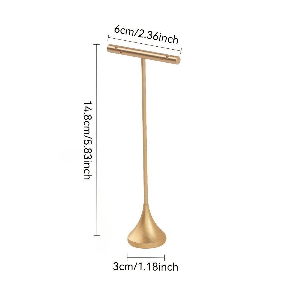 TEMU Minimalist Jewelry Rack, Light Luxury Retro Metal Jewelry Display Props, Ornaments Earrings Bracelets Pendants Jewelry Window Counter Decoration