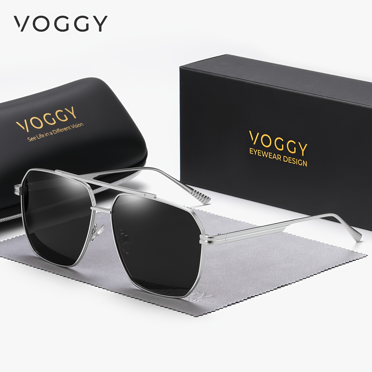 Gafas De Sol Con Lentes Polarizadas Para Hombre Con Estuche Y Caja Para  Gafas, Regalos Para Él, Envío Gratuito En Artículos Enviados Desde Temu