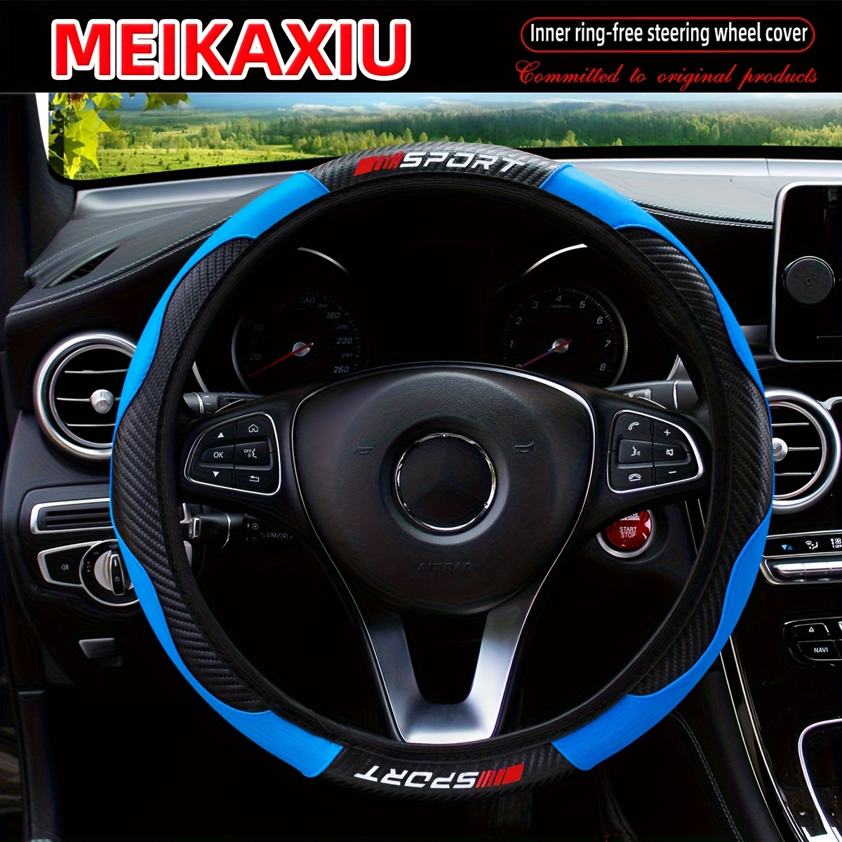 Elastic Car Steering Wheel Cover
