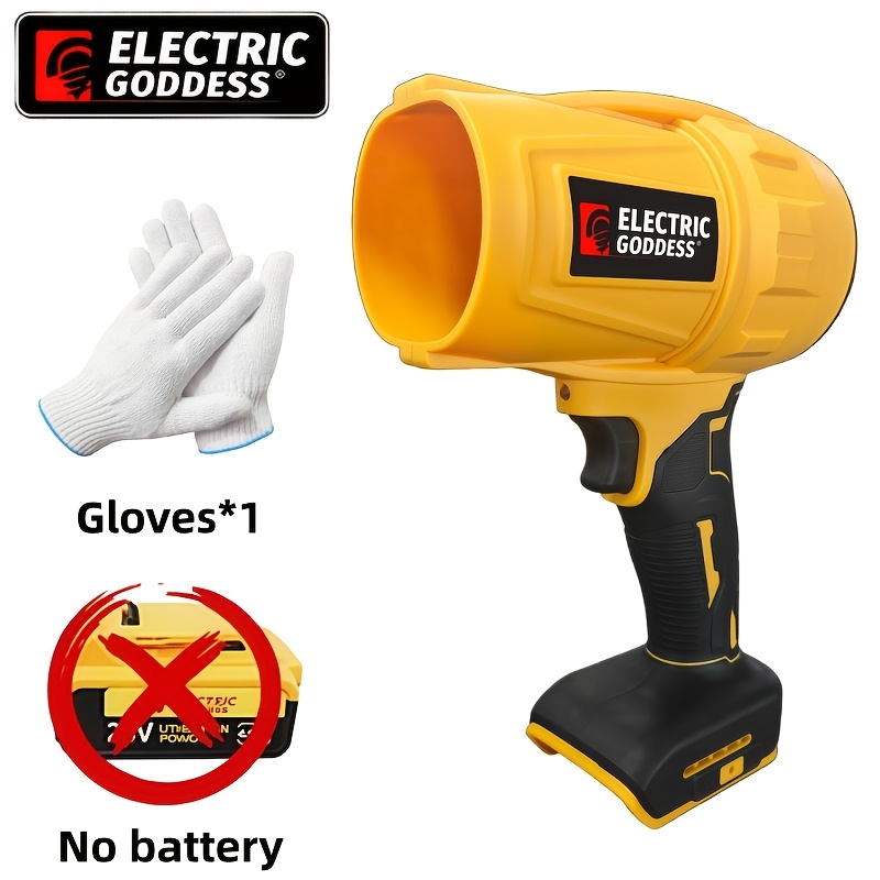 Electric Brushless Air Blower (Tool Solely - No Battery) 50000RPM Goddess Car Dryer Dust Blowing Tools for Clearing Leaves Snow