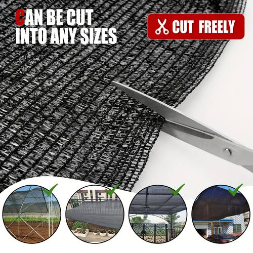 1 sunblock shade cloth sun shade net uv resistant for garden greenhouse cover no grommets