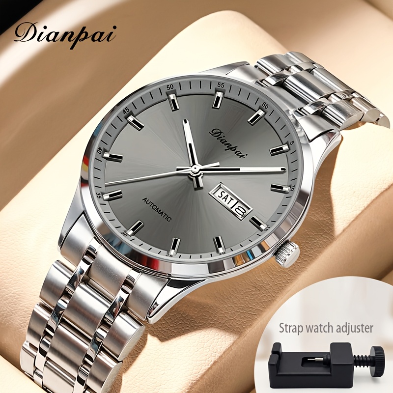 Image of Dianpai A Sophisticated And Elegant Ladies' Automatic Self-winding Mechanical Watch With A Casual And Stylish Sports Style, Perfect As A Birthday Gift