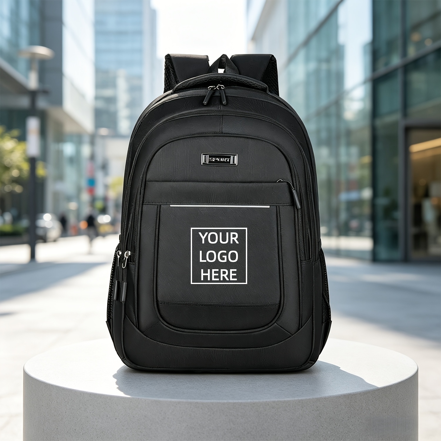 TEMU A Customizable Casual Backpack With Name/logo/photo Options, In Multiple Colors. Featuring A Stylish And , This Personalized Product Allows For