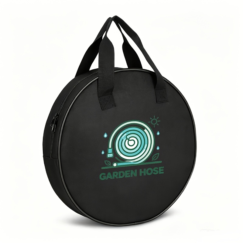 TEMU Bolsa de almacenamiento para manguera de jardín, organizador portátil de manguera, bolsa de transporte de tela Oxford para manguera, bolsa de