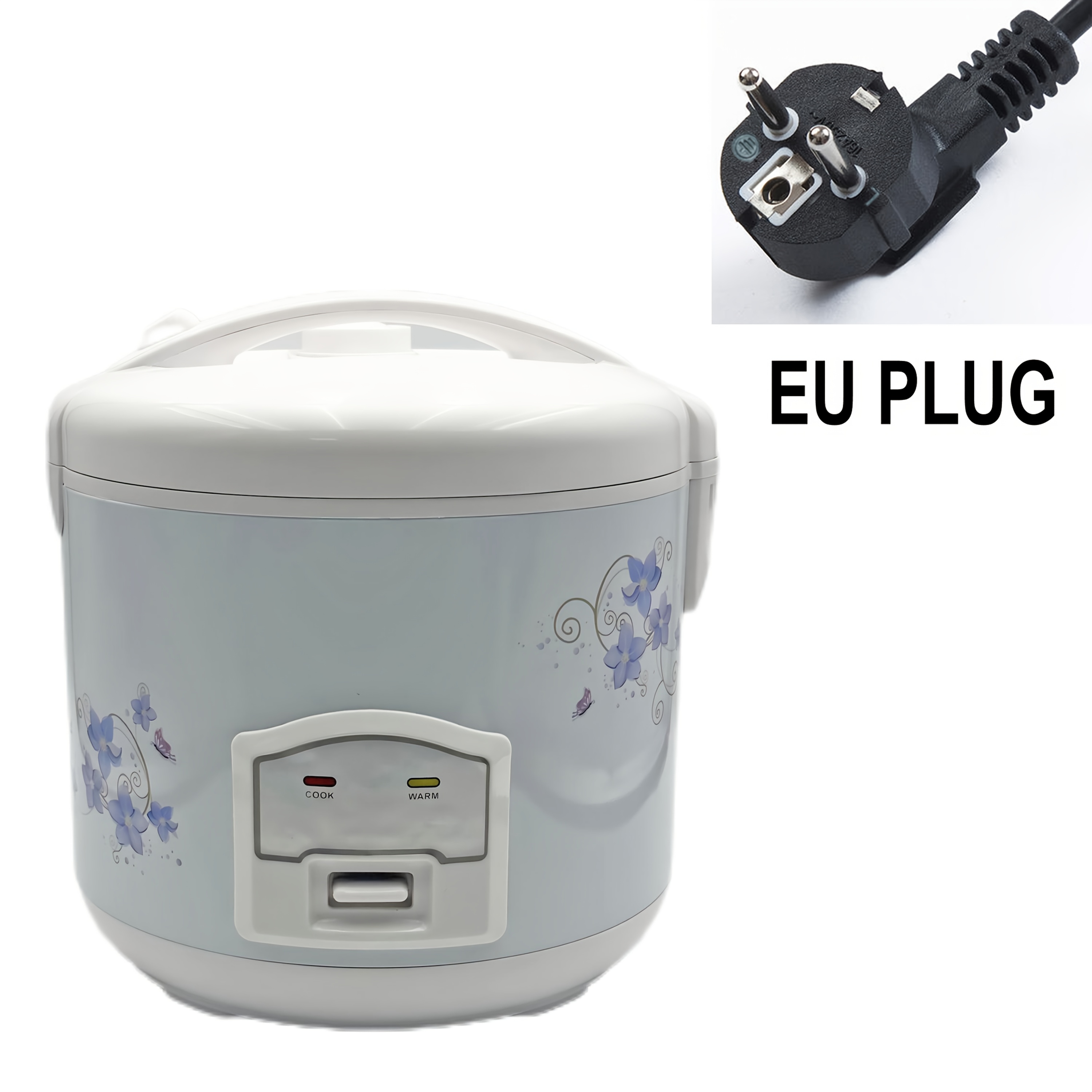 Home Rice Cooker with a Large Capacity of Five Liters, Non-Stick Inner Pot, Classic Design, One-Button Operation, Automatic Keep Warm Function, And European Standard Plug