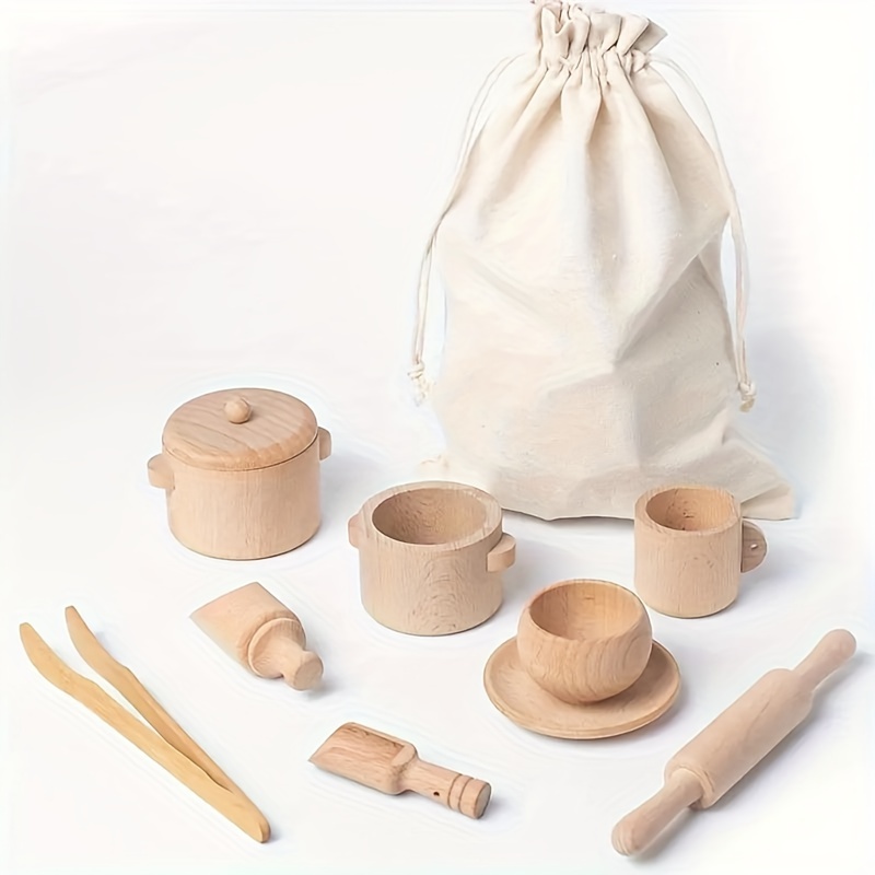 

Montessori Sensory Kitchen Playset: 11 Pieces For Ages 3-6