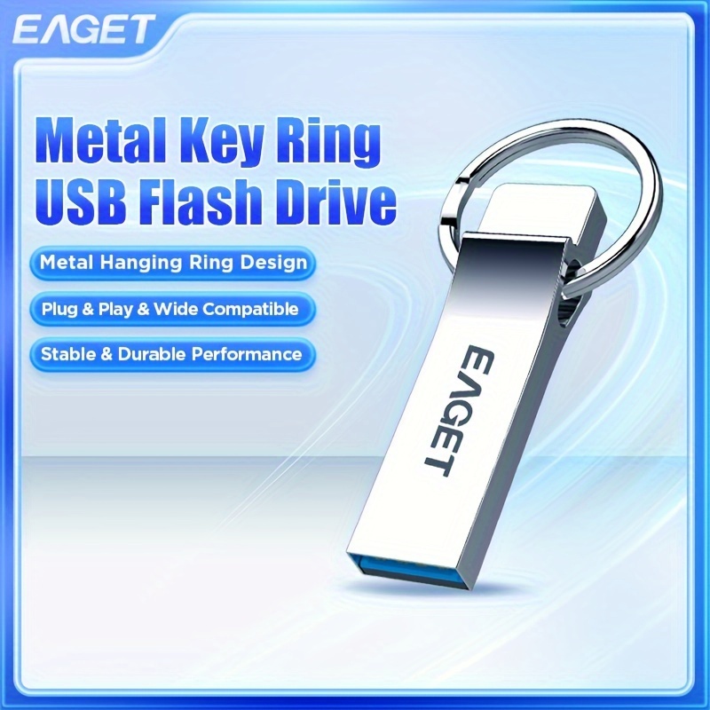 

Eaget Usb Flash 128 Gb Usb 2.0 Usb 64gb 32gb 16gb 8gb Keychain For Pc/computers/laptops/