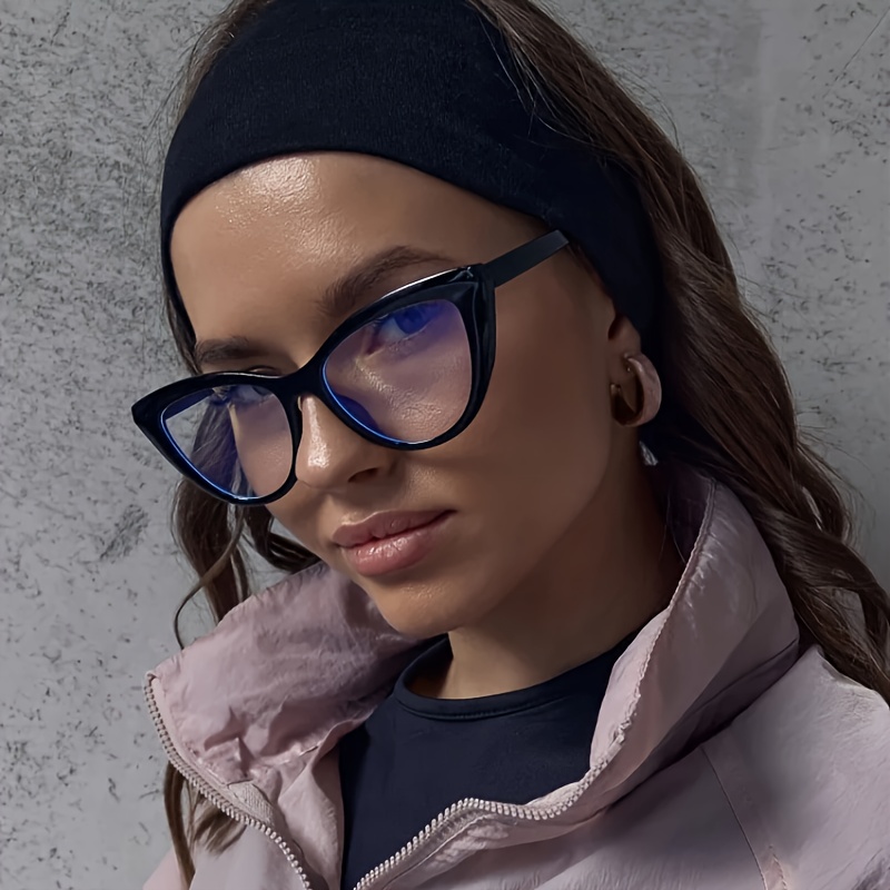 oversized retro cat eye glasses black vintage style non Temu Ireland