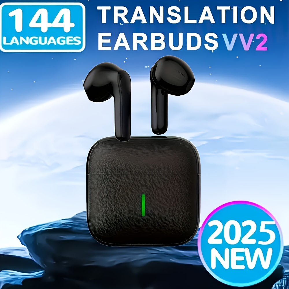 

144 Real Time Translation New Wireless Earbudsopen Ear Headphones Support Music & Calling Open Ear Earbuds With Mic & Speakersblue Light Filter & Polarized Lensessportsdriving Travelingchristmas Gift