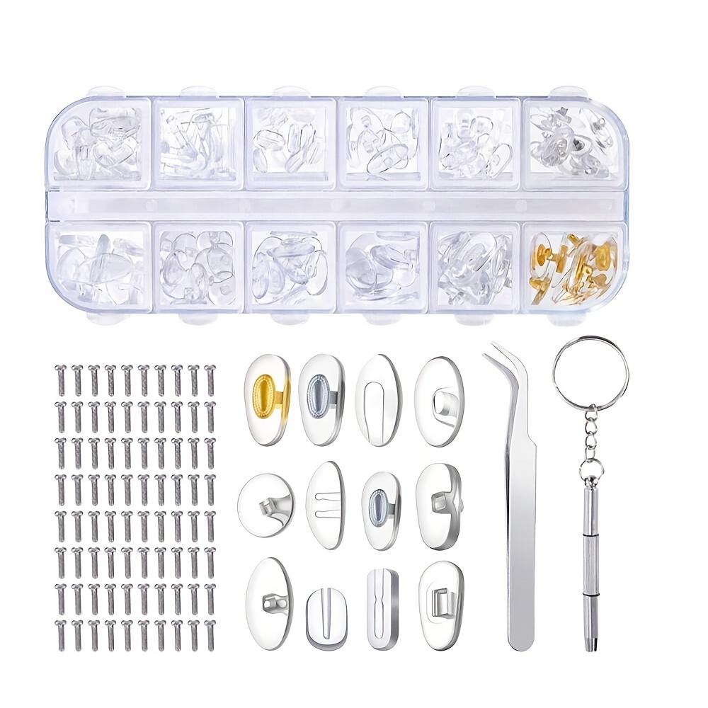 

120 Eyeglass Kit , Clear , , And Keychain - Portable