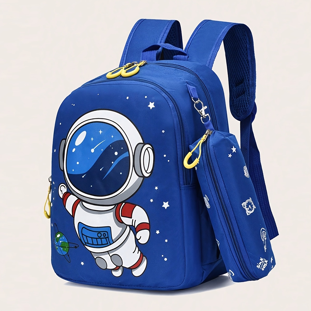 TEMU A Mini Cartoon-themed Backpack For Students; Features Adjustable Straps And Is Lightweight And Sturdy, Perfect For School . Includes A Small