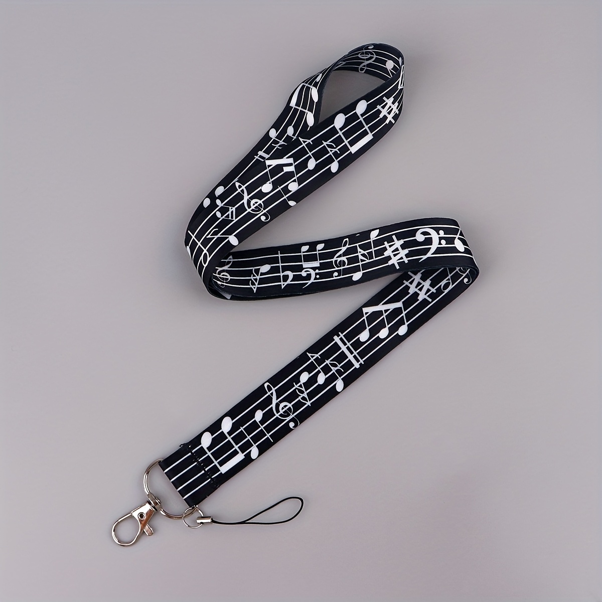TEMU 1 cordón con musical, cordón USB para llavero, gimnasio, teléfono, cuerda colgante, decoración navideña