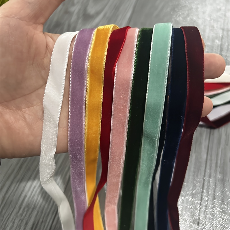 TEMU 12 pezzi per scatola, 100 cm di lunghezza x 10 mm (0,394 pollici) di larghezza, nastro di raso lussuoso, al tatto �� per confezioni regalo di