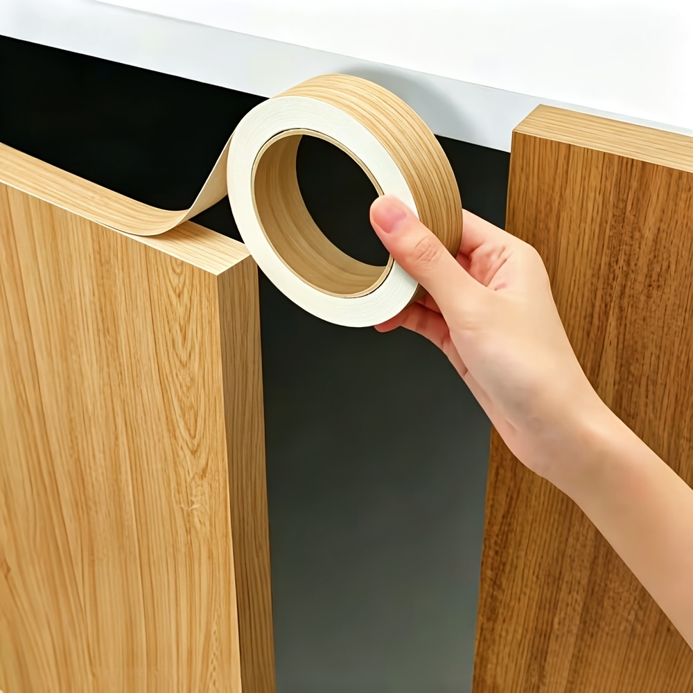TEMU 31.5ft Self Adhesive Flexible Pvc Edge Trim, Waterproof Furniture Edging Strip For Table Cabinet Shelf Diy ,christmas