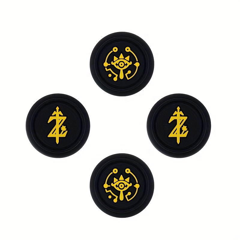 4pcs King's Eye Themed Joystick Caps Designed For Switch And Switch Oled/lite Joycon Controllers, Made Of Silicone To Enhance Grip , Suitable For Extended Gaming , And Alternately Replaced.