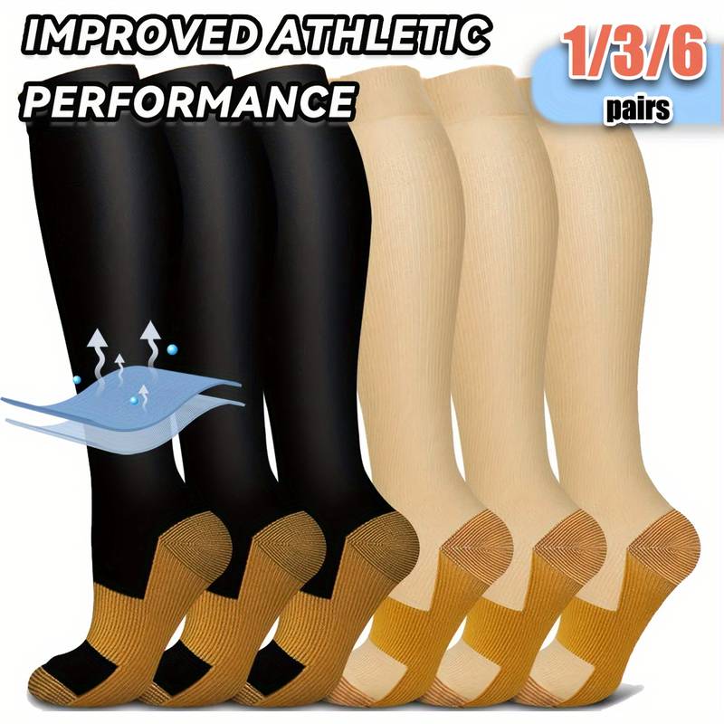Compression Socks Men 20-30 Mmhg 6 Pairs Compression Compression Socks Men 20-30 Mmhg 6 Pairs Compression