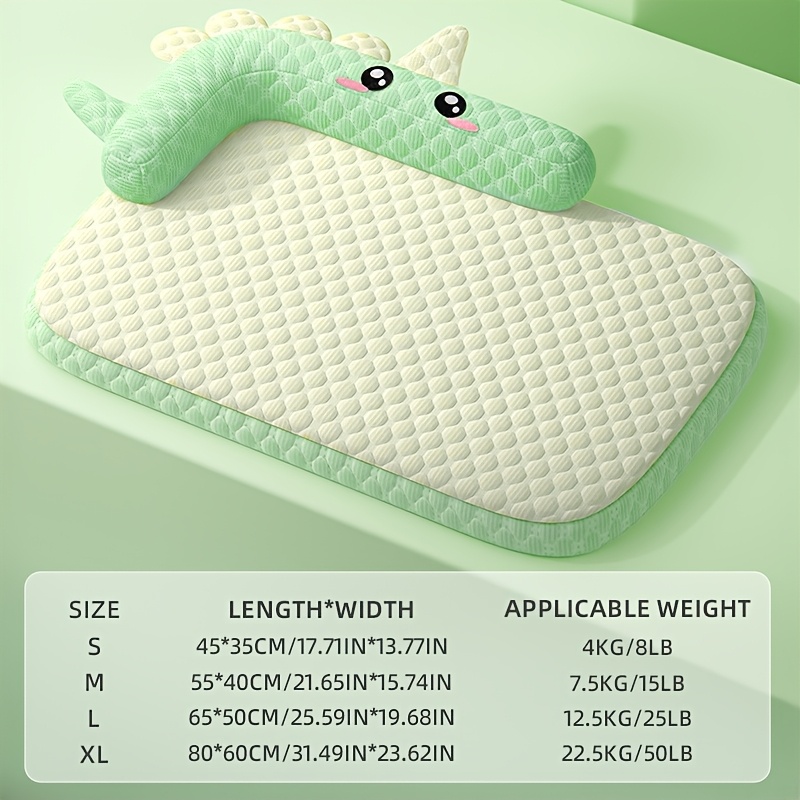 dog bed for summer removable and washable suitable for small breeds like bichon and teddy featuring a cool mat Product details 3
