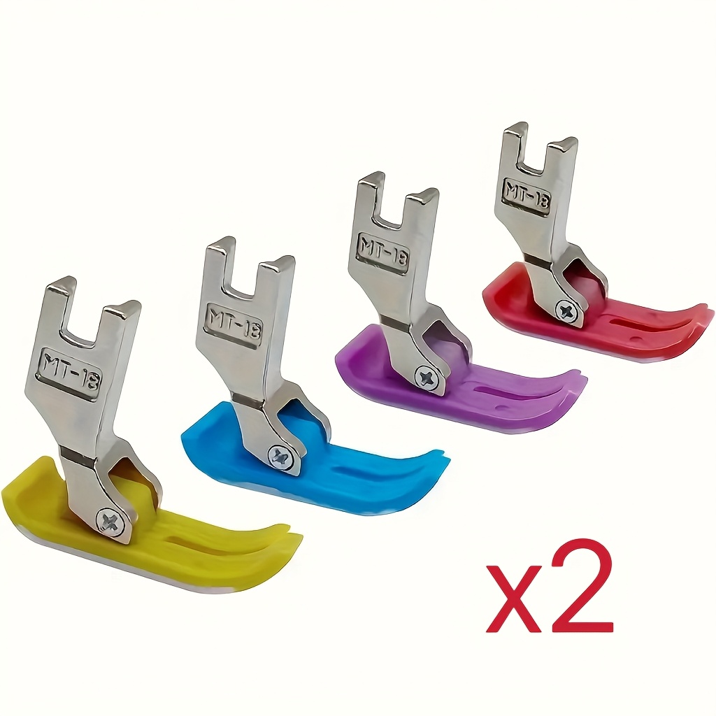TEMU 8pcs/4pcs Compatible con Máquinas de Coser de Aguja Simple Singer, Brother y Juki - Adecuado para Máquinas de Coser, Ideal para Proyectos de