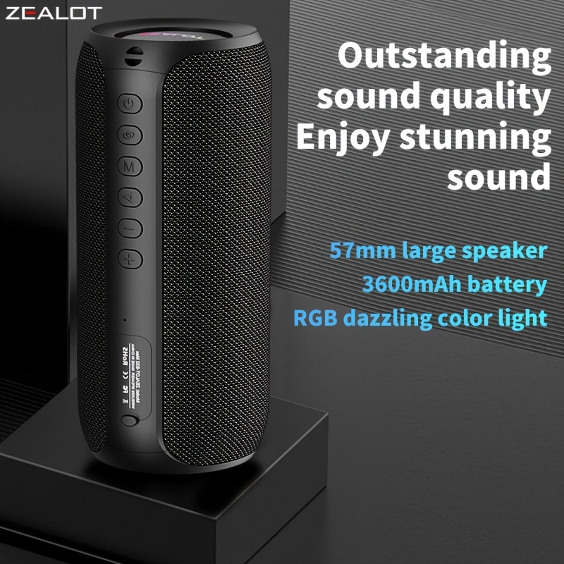 Portable Speaker Wireless Zqs1202 1201 Rechargeable Portable