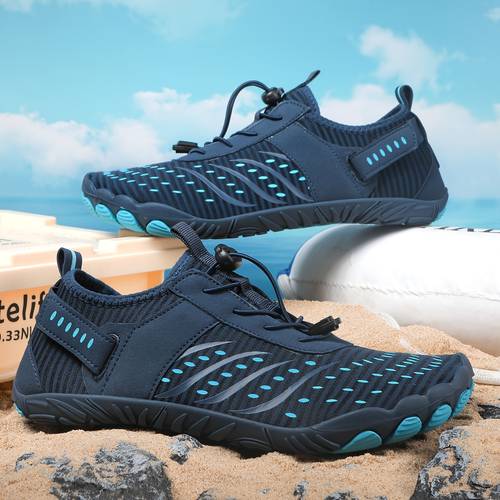mens quick dry wading shoes suitable for beach fishing swimming and fitness rubber sole swimming shoes universal wading shoes brand